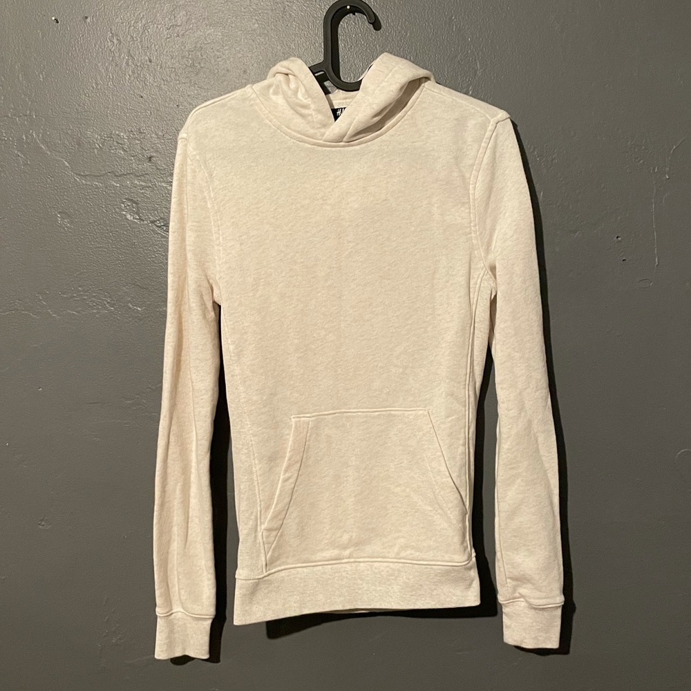 H&M Beige slim fit hoodie (new)